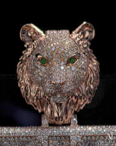 Custom Iced Out Lion <b>Name</b> Pendant VVS Moissanite 925 Silver Gold Plated Charm Jewelry for Party Gift - Product Image 3