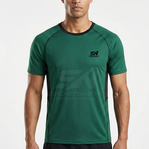 T-shirt de sport de haute qualité conçu pour les modes de vie actifs, avec un matériau léger et une coupe confortable pour les séances d'entraînement - Product Image 3