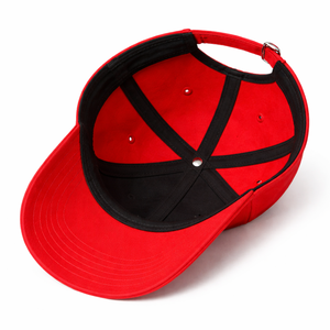 Casquette de baseball structurée à 5 panneaux avec visière incurvée, logo en relief, broderie sur tissu, motif color block, style hip-hop - Product Image 5