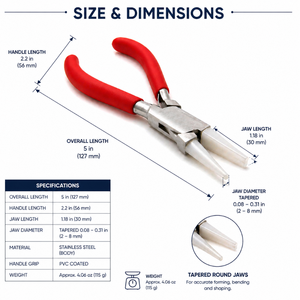 Replacement Nylon Jaw Tips for Jewelry Pliers Non Marring Soft Jaw Inserts <b>Wire</b> Protection <b>Craft</b> DIY Repair Tool Parts - Product Image 5