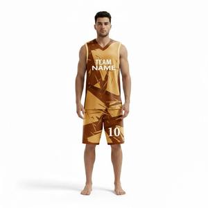 Veste de basketball personnalisée, grande taille, imprimée par sublimation, réversible, respirante, antibactérienne, anti-transpiration, séchage rapide, vente en gros - Product Image 5