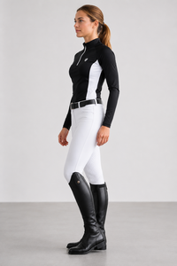 Tenue d'équitation haut de gamme : Haut et pantalon d'équitation, vêtements équestres de performance, fabricant OEM ODM sur mesure - Product Image 3