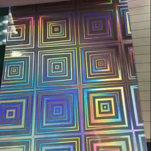 Metalized Holographic Film Roll with 3D Laser Effect Scratch Resistant Decorative Film for <b>Labels</b> Stickers & Flexible <b>Packaging</b> - Product Image 3