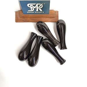 Rounded Buffalo Horn Tool Handle <b>Black</b> <b>Polished</b> Handmade Durable Replacement Grip for Hand Tools Repair - Product Image 6