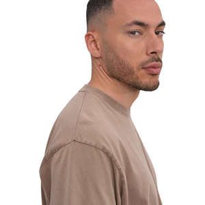 T-shirt uni à col rond et manches courtes pour homme, coupe classique, jersey minimaliste, personnalisable, OEM, vente en gros, vêtements basiques, fournisseurs d'usine - Product Image 5