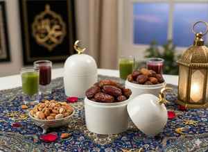 Tarro de Lujo Elegante con Dátiles y Dulces, el Más Vendido del 2026, un Set de Regalo Lujoso para Ramadán, Ideal para Realzar la Mesa del Iftar - Product Image 2