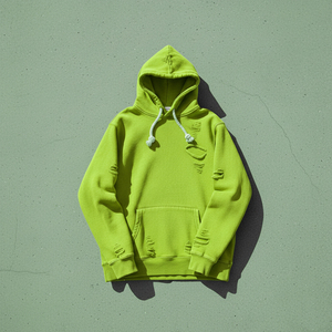 Custom Distressed <b>Spray</b> <b>Dye</b> Mens Hoodies Vintage Ripped Paint Splatter Oversized 100% Cotton Sweatshirt - Product Image 5