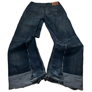 กางเกงยีนส์ขายาวสำหรับผู้ชายระบายอากาศได้ดีมีสไตล์กางเกงขาบาน - Product Image 2