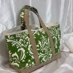 Green Print <b>Tote</b> <b>Bags</b> - Product Image 1