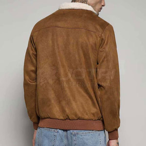 <b>Suede</b> <b>Leather</b> <b>Jackets</b> Genuine Soft <b>Leather</b> Durable Construction Stylish Everyday Outerwear Front Eco-Friendly Breathable Modern - Product Image 4