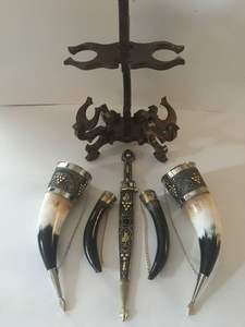 Cadre photo en corne de buffle fait main, style viking, pour fêtes à thème historique, décorations nordiques, usage médiéval et traditionnel - Product Image 2