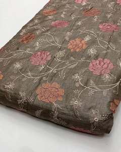 Malty embroidery fabric lace fabric <b>sequin</b> fabric african print fabric for boutique dress and apparel manufacturer global supply - Product Image 3