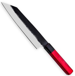 Couteau de chef personnalisé OEM fait main, à lame droite, en acier 12C27 |   Couteau de cuisine à lame fixe avec manche en bois - Product Image 1