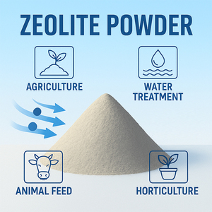 Polvere di <span class=keywords><strong>Zeolite</strong></span> Clinoptilolite Attivata 200 Mesh per Filtrazione dell'Acqua, Assorbente di Metalli Pesanti e Aiuto per la Flocculazione - Product Image 1