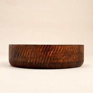 Bol artisanal en bois d'acacia pour une vie durable, salade, collation et repas éco-responsables - Inde - Product Image 3