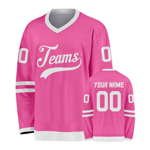 Premium Quality Sports Club Polyester Ice Hockey Jersey Team Name Your Name & Number Sublimated Print Custom Ice Hockey Uniform - Product Image 5