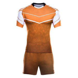 Uniforme de Rugby Personalizado al por Mayor con Logotipo, Conjunto Completo Sublimado para Entrenamiento y Práctica, Jersey y Pantalones Cortos de Rugby Profesionales Ajustados para Hombre - Product Image 5