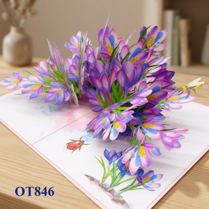 Saffron Garden Handmade Pop up Car Paper Flower Theme Crafts Gifts Vietnamese Hanoi Made Wedding Decor - Product Image 5