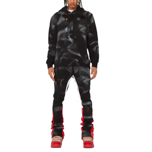 Nuevo Chándal Deportivo Casual con Capucha para Hombre, Talla Grande, Lavado Ácido, Secado Rápido, Ajuste Cómodo, Ropa Deportiva Elegante al por Mayor - Product Image 1