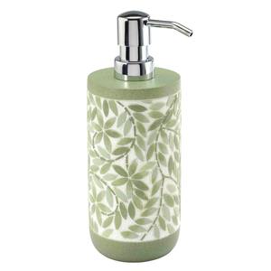Juego de Accesorios de Baño con Estampado de Hojas Verdes, Perfecto para un Estilo Fresco y Decoración del Hogar Inspirada en la Naturaleza, Venta al por Mayor desde India - Product Image 2