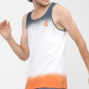 เสื้อกล้ามออกกำลังกายผู้ชายสั่งทำพิเศษ-ผ้าฝ้ายถัก 100% สวมใส่สบาย ระบายอากาศได้ดี แห้งเร็ว เป็นมิตรกับสิ่งแวดล้อม เหมาะสำหรับใส่ในยิม - Product Image 3