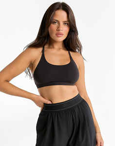 High Quality Custom <b>Brushed</b> Cross Beauty <b>Back</b> High Strength Shockproof Bra Gym Yoga Fitness Women Sports Bra - Product Image 5