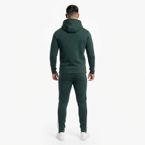 Sudadera con Capucha Deportiva Hawk Eye para Hombre, Corte Ajustado, Forro Polar de 300g, Invierno, Conjunto Deportivo con Botones, Transpirable - Product Image 5