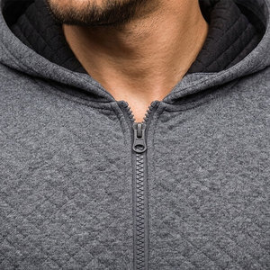 Winter Fitness Training Casual Men <b>Sleeveless</b> <b>Hoodie</b> 100% Cotton Fleece Solid Quick Dry & Eco-Friendly with Hood Storage Pocket - Product Image 5
