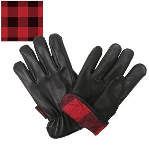 Gants de conduite en cuir noir de qualité supérieure avec détails de couture rouge éclatant pour un confort et une adhérence optimaux - Product Image 4