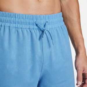 Wholesale Men's Mid Waist Elastic <b>Shorts</b> Quick Dry Breathable Worsted Knitted 100% Polyester Casual Gym Training Pockets - Product Image 4
