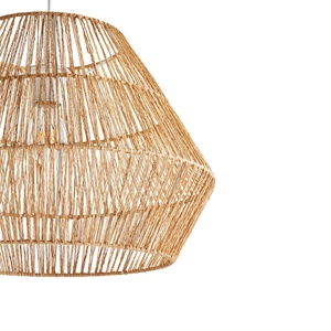 โคมไฟห้อยทำจากหญ้าทะเลธรรมชาติของเวียดนาม งานสานด้วยมือ สไตล์โมเดิร์นยุโรป เหมาะสำหรับบ้านไร่ โรงแรม ร้านอาหาร โคมไฟไม้ไผ่ - Product Image 2