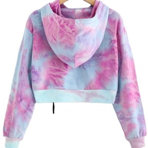 Sudadera con Capucha de Forro Polar para Mujer, Estilo Urbano, Holgada, con Mangas de Mariposa, Personalizable con Logotipo Frontal - Product Image 4