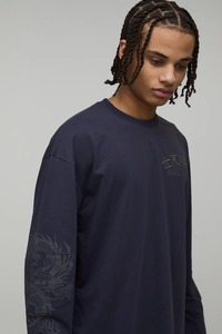 Camiseta Oversize para Hombre, Corte Cuadrado, Hombros Caídos, Ajuste Holgado, Algodón Grueso, Estilo Urbano, Diseño Personalizado, Proveedor - Product Image 5