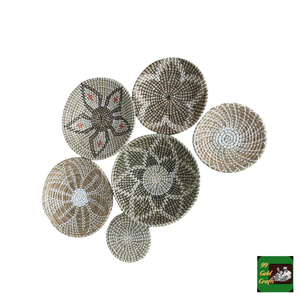 Seagrass <b>Wall</b> <b>Plate</b> Rustic Bamboo Weaves Great <b>For</b> Cozy Cafe <b>Wall</b> <b>Hangings</b> Proudly Made In Vietnam B2B Markets - Product Image 4