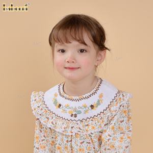 Blusa Floral Casual con Estampado Floral, ODM OEM, Conjuntos de Ropa para Niñas al por Mayor - DR4495, 100% Algodón - Product Image 4