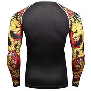 เสื้อรัดกล้ามเนื้อ MMA ระบายอากาศได้ดี น้ำหนักเบา ผ้าสเตรช สำหรับฝึกซ้อมกีฬาต่อสู้และการฝึกกราปลิง - Product Image 2