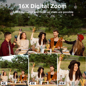 กล้องดิจิตอล 4K HD รุ่นใหม่ล่าสุดปี 2026 หน้าจอ IPS คู่ขนาด 2.8+2.0 นิ้ว โฟกัสอัตโนมัติ ซูมดิจิตอล 16 เท่า กล้องเว็บแคม Wifi สำหรับถ่ายวิดีโอ Vlog และการถ่ายภาพ - Product Image 5