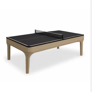 Negroni 3 in 1 Convertible <b>Slate</b> Pool Table with Dining Top Leather Wrapped Billiard Table for Home Hotel Club - Product Image 4