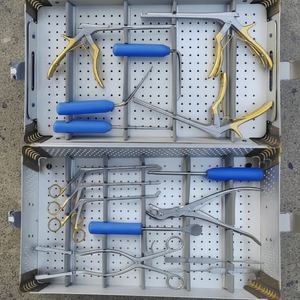 Instrumental Completo para Laminectomía, Juego de 18 Piezas, Instrumental Ortopédico para Columna Vertebral - Product Image 1