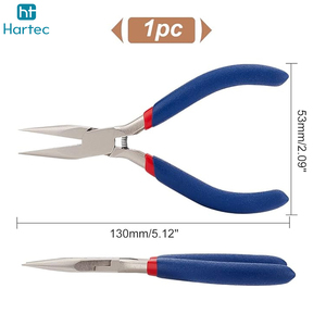 Manufacturer Price Trendy <b>Crafting</b> <b>Wire</b> Wrapping Pliers Durable Carbon Steel Split Ring Opener Jewelry Making Hand Tool Kit - Product Image 3