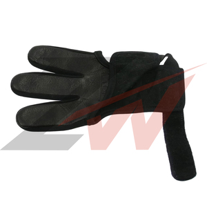 Gants en cuir personnalisés de haute qualité avec logo pour le tir à l'arc, antidérapants, protection des mains pour les sports de plein air - Product Image 3