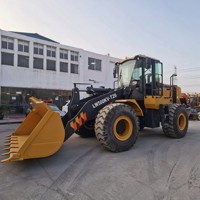LW500KV-T20 Frontlader mit PLC-Motor & Pumpe Palettengabelvorrichtung für Bergbau Steinbruch Granit Marmor Blockhandhabung