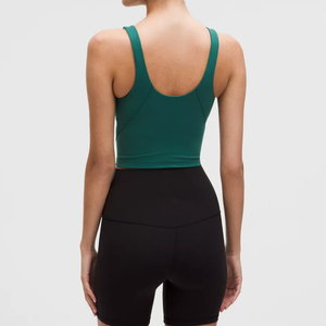 Camisetas sin Mangas para Mujer, Personalizadas, Estampadas, de Doble Forro, Cuello Redondo, Ajustables, de Longitud Regular, de Algodón/Fibra de Bambú, Transpirables y Ecológicas - Product Image 2