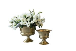 แจกันโลหะดีไซน์วินเทจประดับเหนือกาลเวลาแจกันดอกไม้ปรับแต่งได้แจกันหรูหราส่วนบุคคลสำหรับบ้านและสำนักงาน - Product Image 5