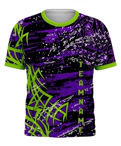 ผู้ผลิตชุดยูนิฟอร์มทีมชายแบบสั่งทำพิเศษ (OEM) เสื้อกีฬาถักแบบเป็นทางการ ผลิตจากโพลีเอสเตอร์/คอตตอน พิมพ์ลายดิจิทัล แขนสั้น คอเสื้อแบบพิเศษ - Product Image 4