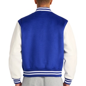 Vestes universitaires de haute qualité, entièrement personnalisées, broderie chenille de luxe, veste universitaire en cuir pour homme - Product Image 6
