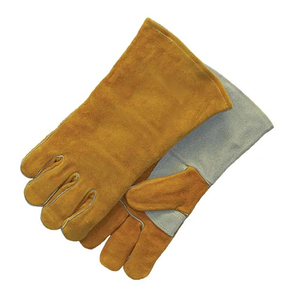 Gants de soudage électriques sûrs, longueur jusqu'au coude, en cuir respirant, résistants à la chaleur, pour toutes les saisons, gants de sécurité pour l'extérieur - Product Image 3
