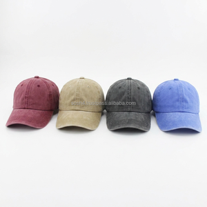 Gorra de Béisbol Vintage Ajustable Tipo Dad Hat - Gorra de Algodón Lavado con Logotipo Personalizado y Diseño Estampado a Rayas - Product Image 4