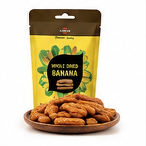 Prix d'usine, bananes séchées moelleuses de qualité supérieure, fabriquées au Vietnam, best-seller, conditionnées en sachet de 200g - Product Image 1