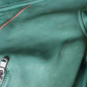 Veste de moto en cuir véritable pour femme, coupe slim, style motard, automne-hiver, imperméable, coupe-vent, mode, streetwear, OEM - Product Image 6